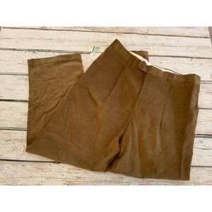 Alex Cannon Mens Chestnut Corduroy Essentials Tencel Cotton Pants 36x30 New Tags